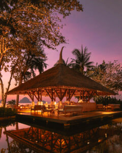 Chomtawan sunset bar Ritz Carlton Reserve Phulay Bay