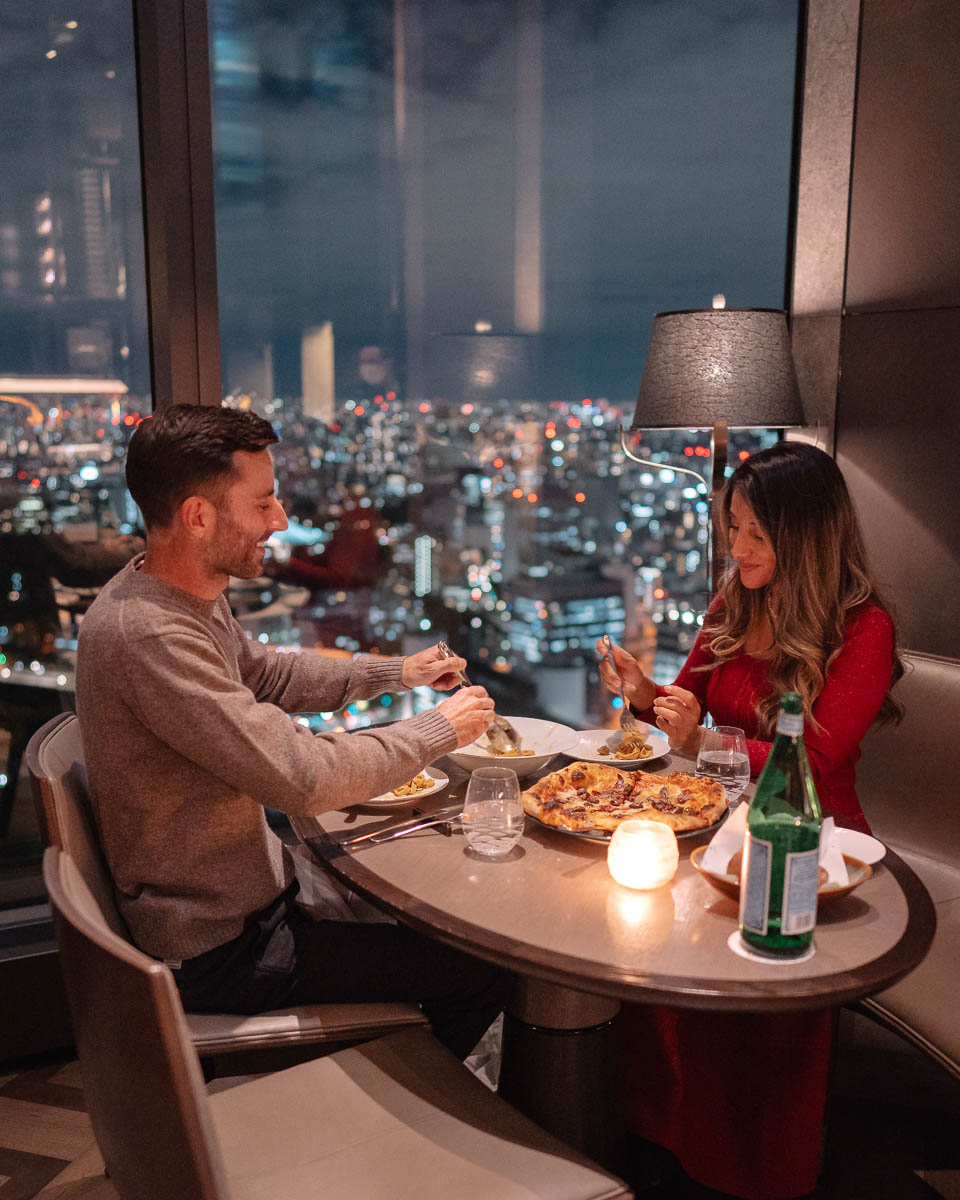 Pigneto restaurant, Four Seasons Tokyo Otemachi, Best Italian restaurant Tokyo, tokyo restaurants with a view