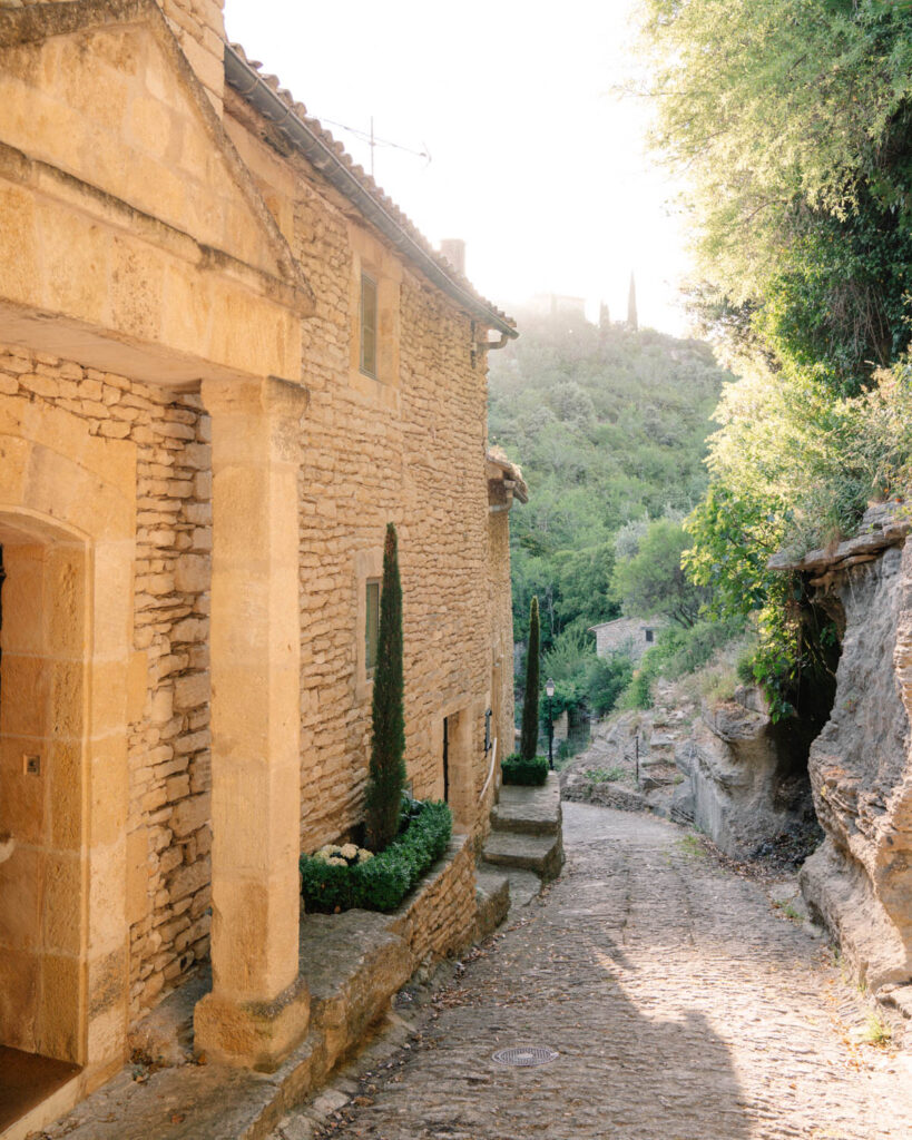 Lane ways of Gordes village France 