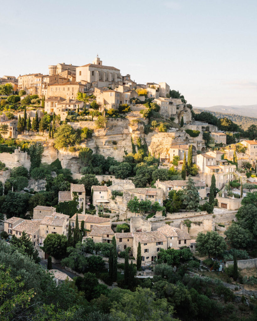 Gordes medieval hilltop village in provence france