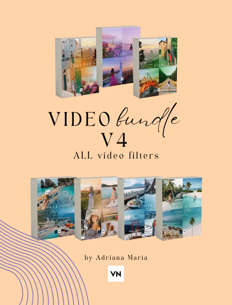 iPhone LUTs & Mobile video Filters by Adriana Maria