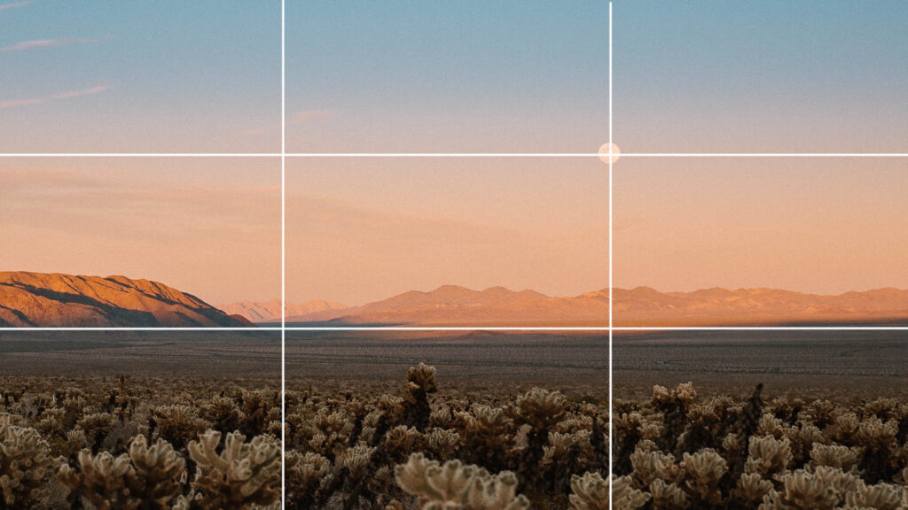 how to use Rule of thirds on iphone photography for better compossitions.