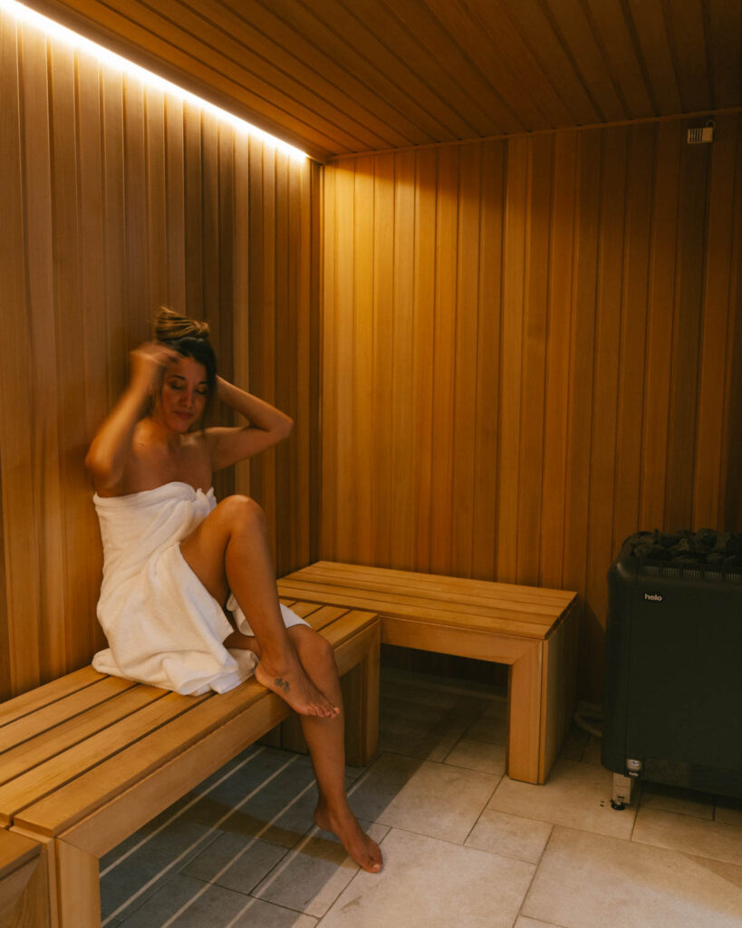 Sauna at spa by JW