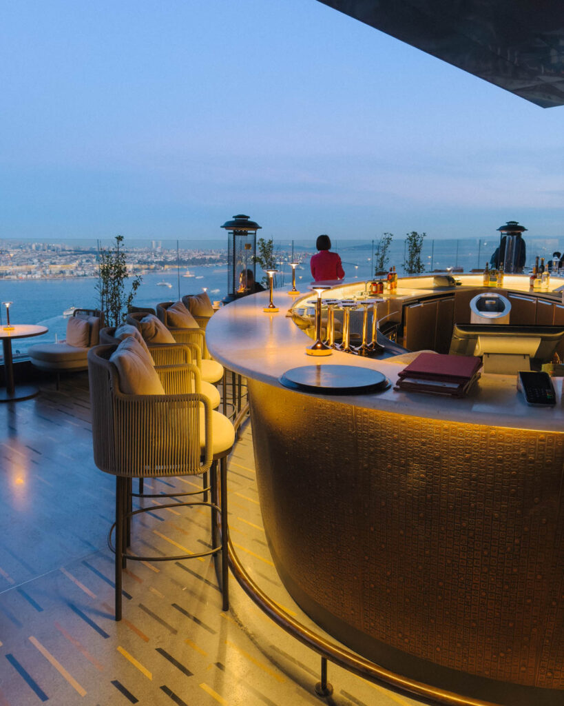 Biz Istanbul cocktail bar terrace and restaurant 