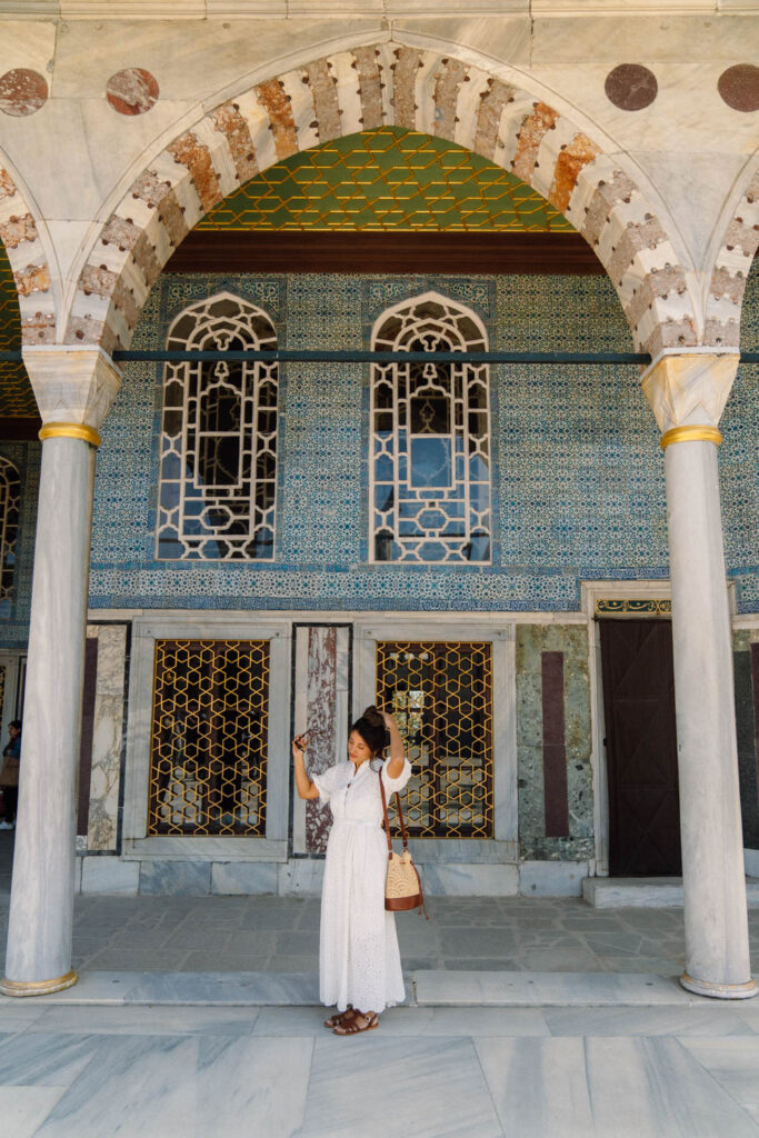  Istanbul things to do - Adriana Maria at Topkapi Palace