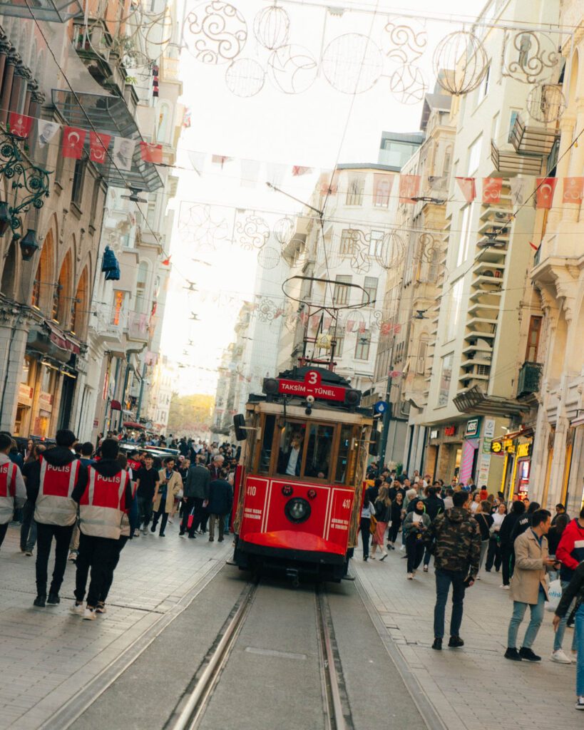 Istanbul, Things to do. Catch the iconic red tram