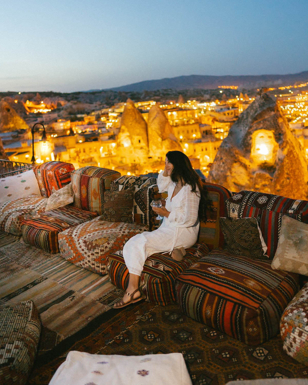 cappadocia rooftop bar terrace at koza cave hotel