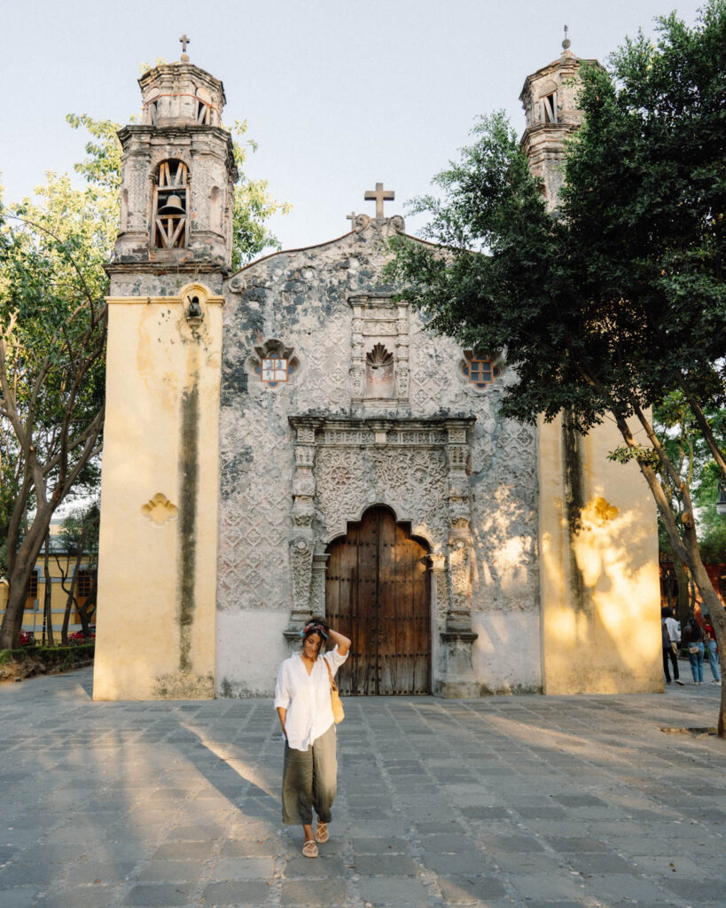 old historical church Cóyoacan