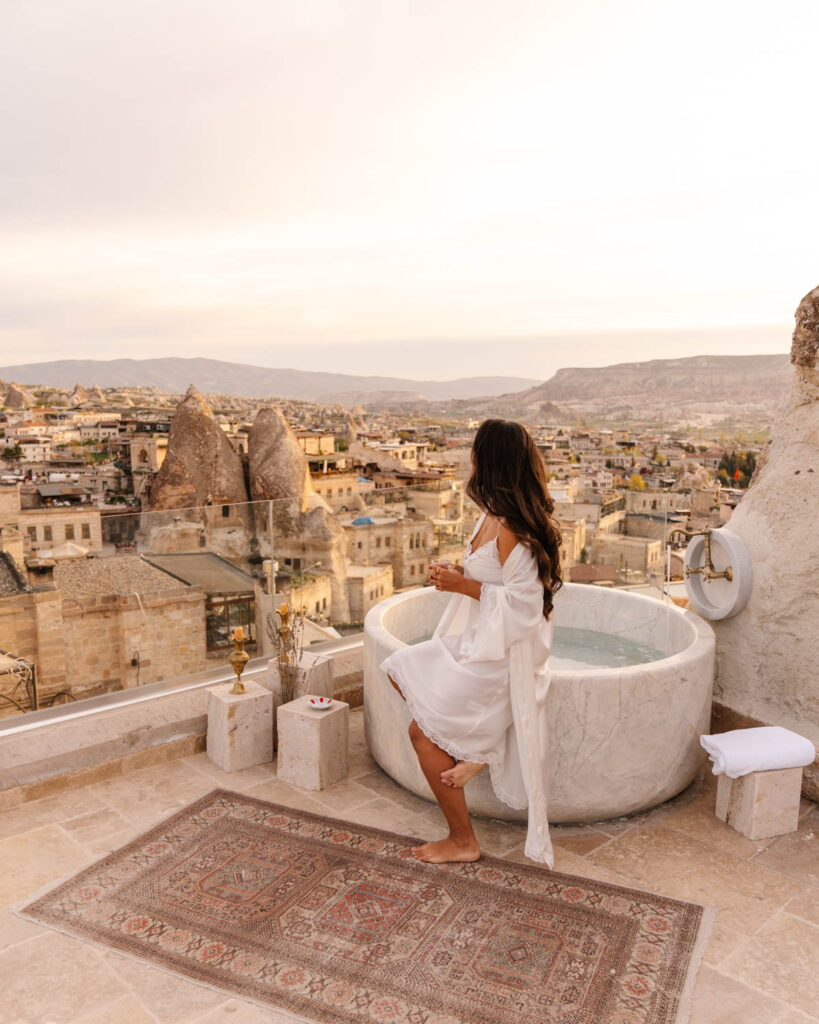 Cappadocia room with bath- Koza Cave Hotel