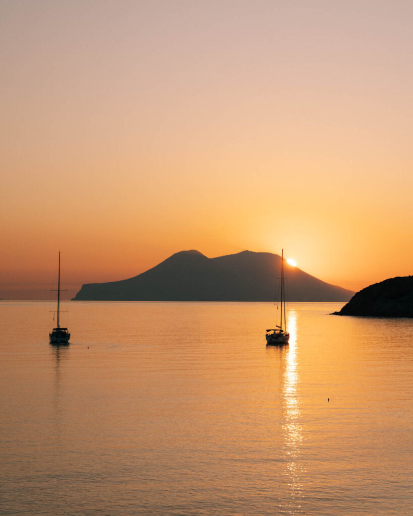 Sunrise in Filicudi a must in any Sicily Itinerary