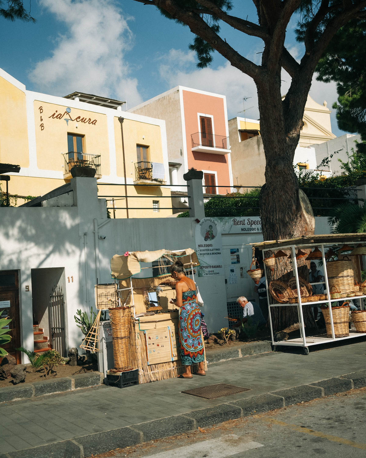 Cute shop in Santa Marina Salina a must visit in Sicily