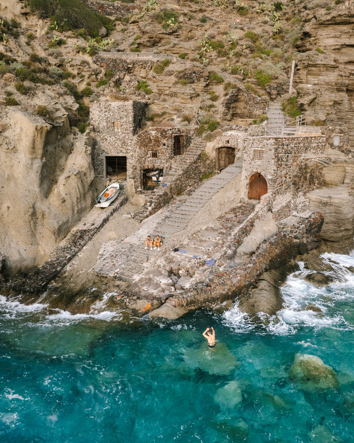 dramatic cliffs of Pollara one of the best places to visit in Sicily