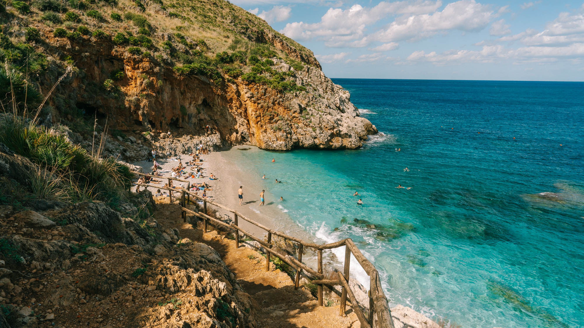 Zingaro Reserve some of the most beautiful beaches in Sicily