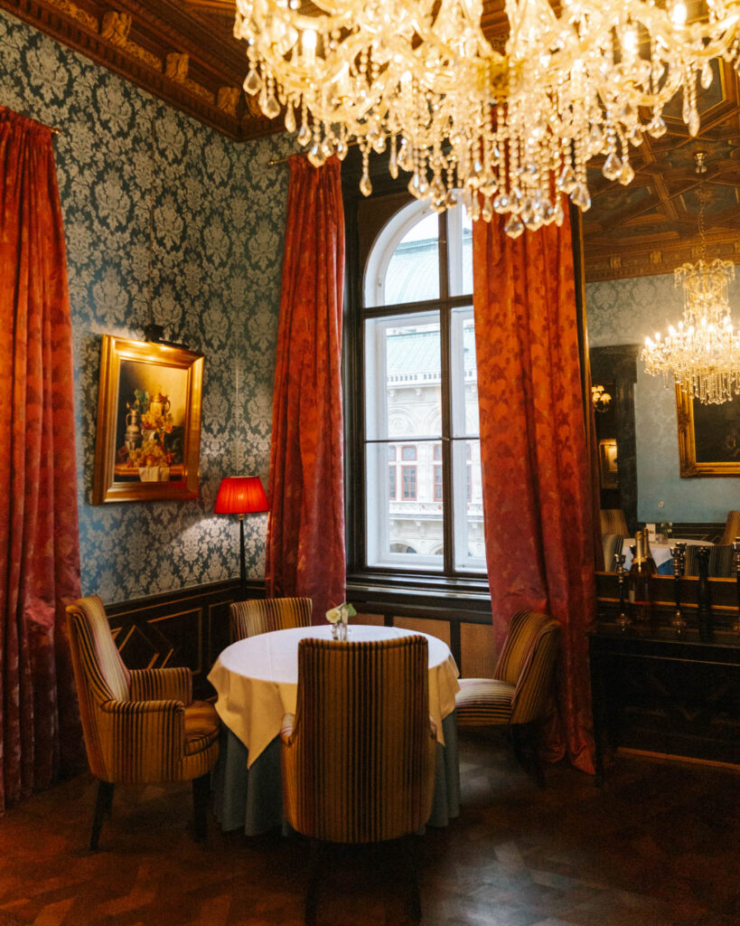 interiour of Café Gerstner vienna Austria