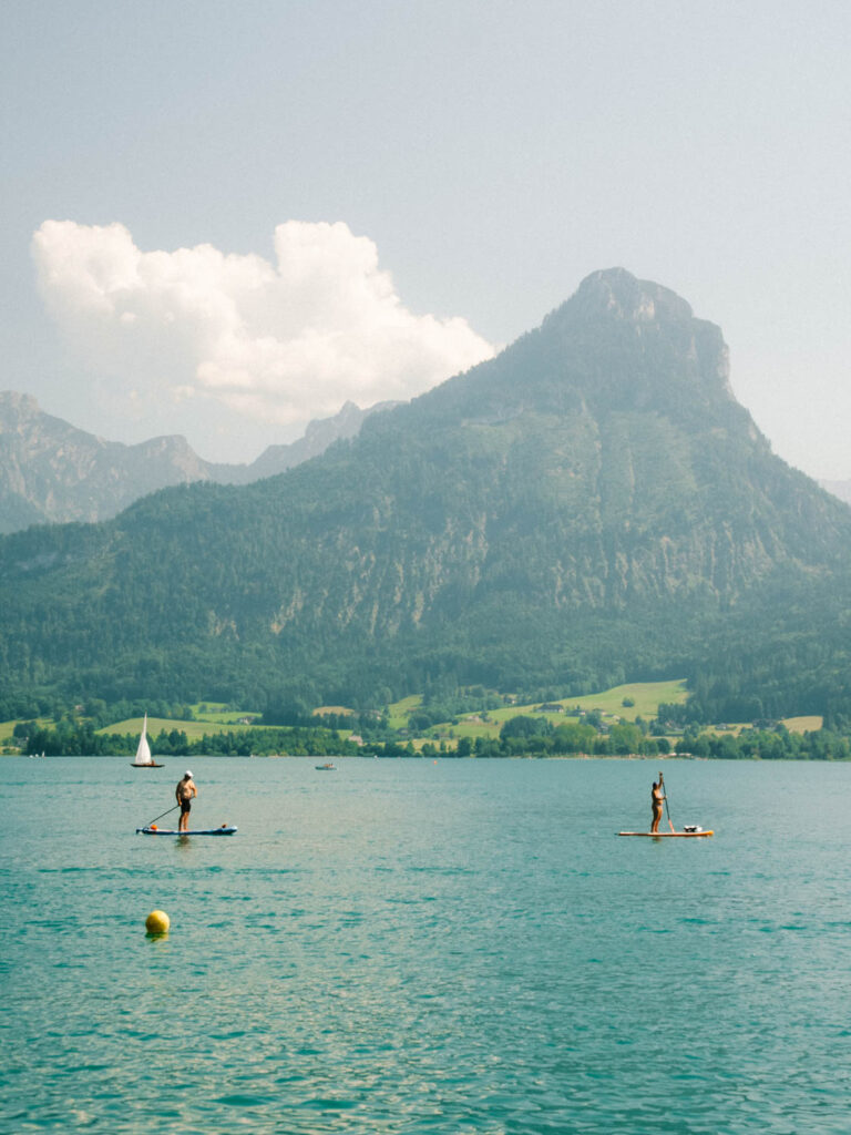 Wolfgangsee lake austria 