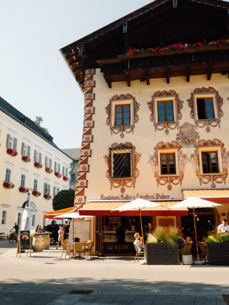 Wolfgangsee village austria 