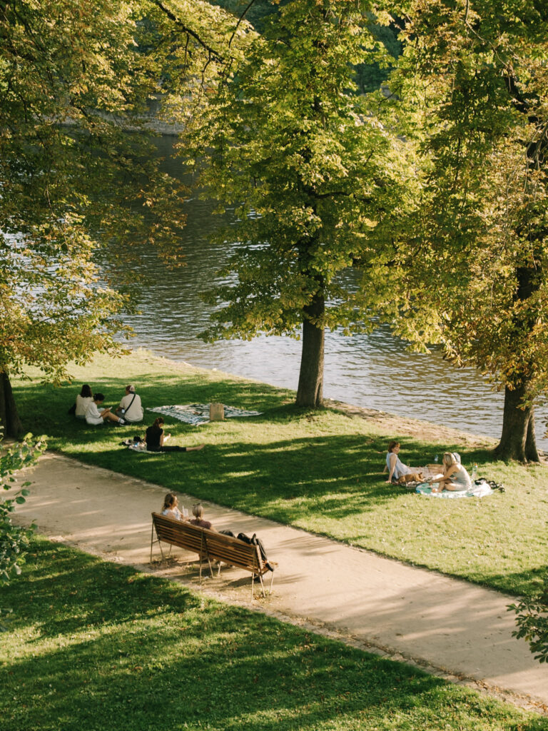 Park Legií, prague picnic island
