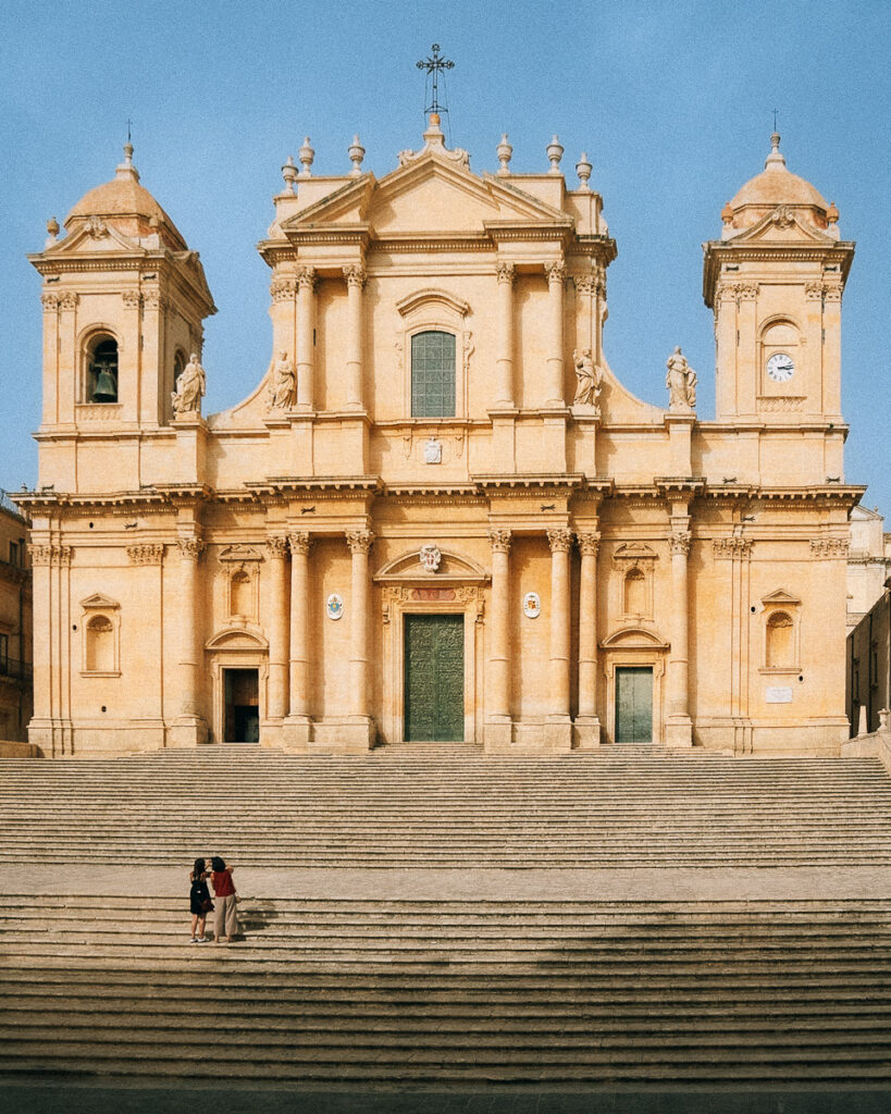cathedral in noto Italy