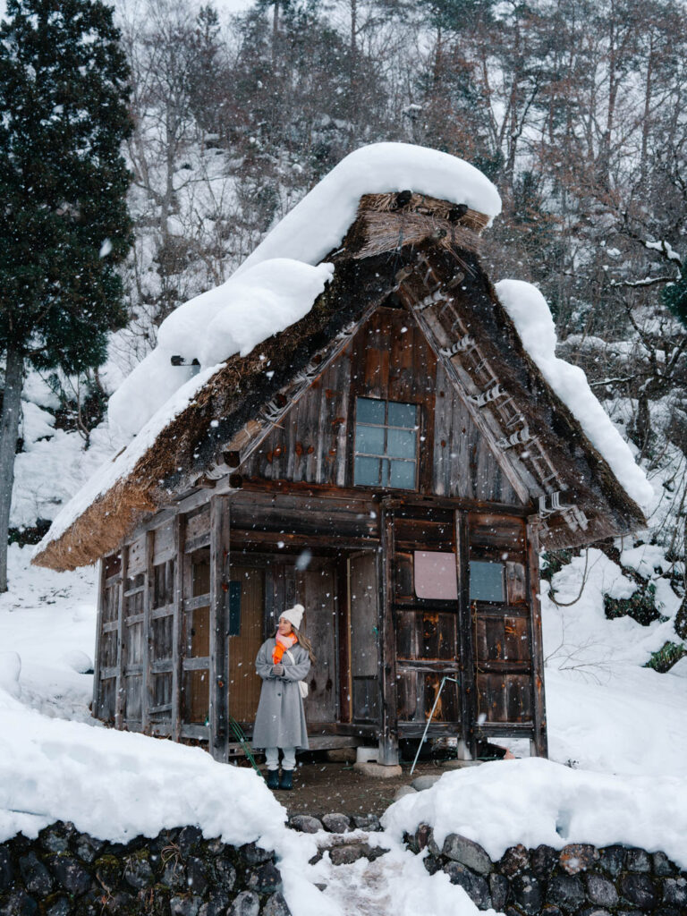 traditional farm house in shirakawa go japan