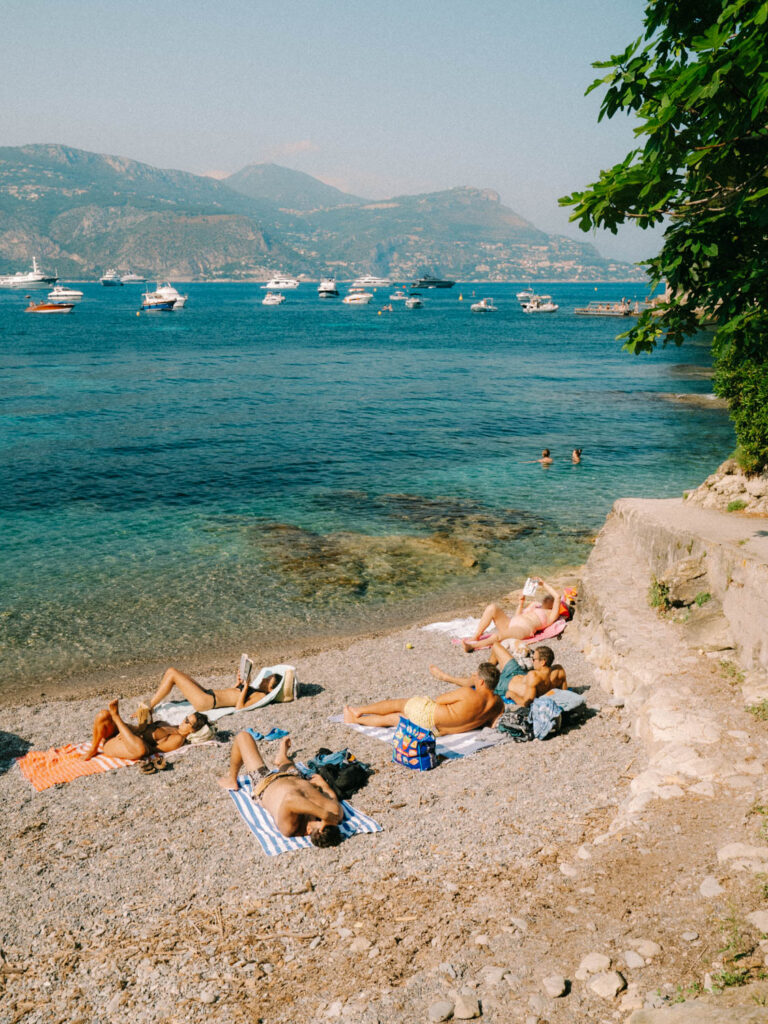 Bathers at Paloma Beach Saint-Jean-Cap-Ferrat